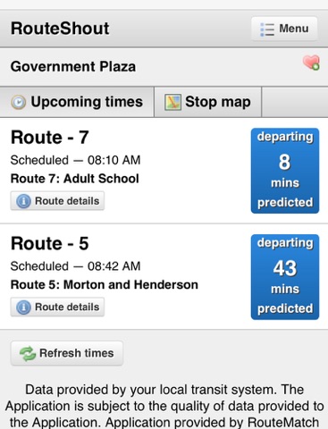 Screenshot #5 pour RouteShout