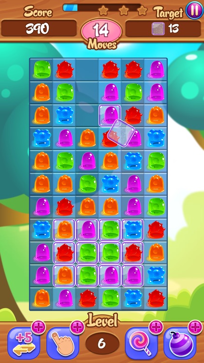 Juicy Jelly Bean Candy Drop: Sweetest Match 3 Gum Delicious Challenging screenshot-3