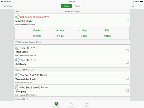 Screenshot #4 pour Alarmed ~ Reminders + Timers