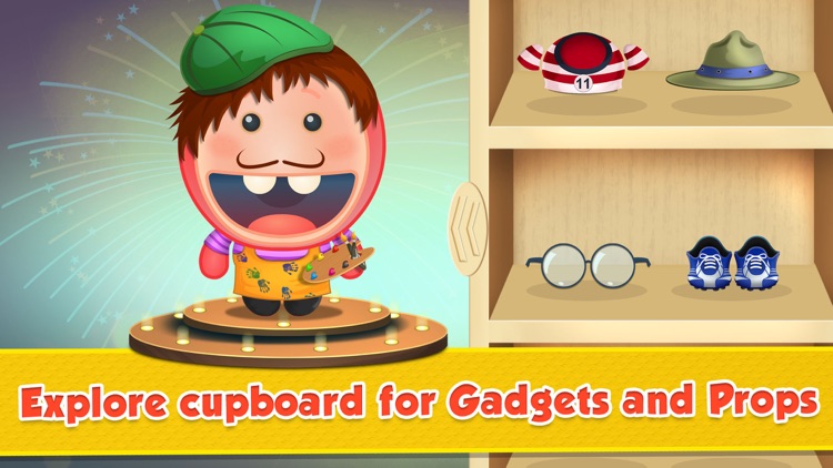 Dressup , Makeover & Hair Salon Game with Icky - A Learning Puzzle for Kids about People & Jobs FULL screenshot-3