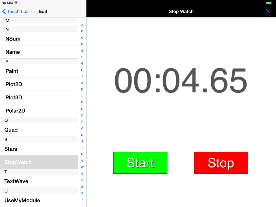 #4. Touch Lua + (iOS) By: Ahmad Hawwash
