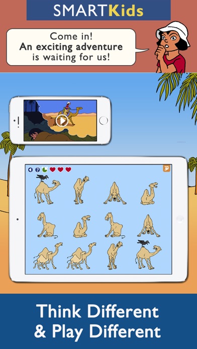 How to cancel & delete Smart Kids : Lost in the Desert Thinking Puzzle Games and Exciting Adventures App from iphone & ipad 2