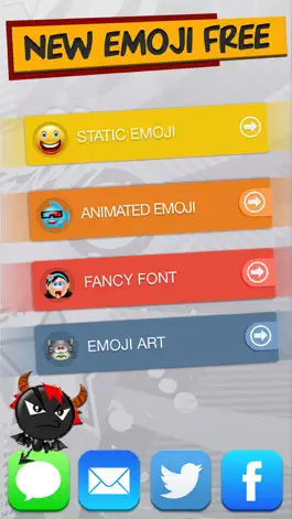 Game screenshot New Emoji Free - Animated Emojis Icons, Fonts and Cartoons - Emoticons Keyboard Art mod apk