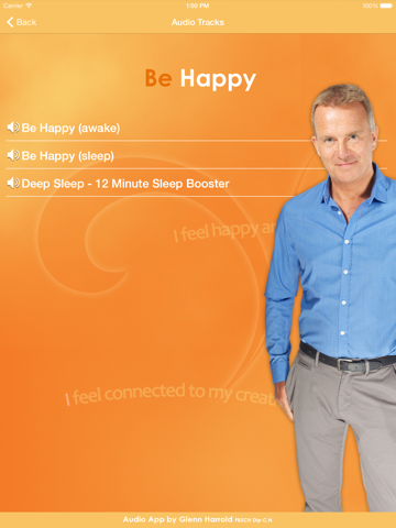 Screenshot #5 pour Be Happy - Hypnosis Audio by Glenn Harrold