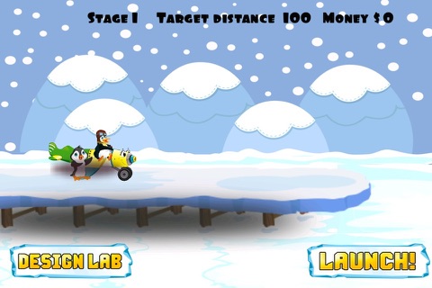 Flying Penguin Saga FREE - Crazy Wings Launch Mania screenshot 2