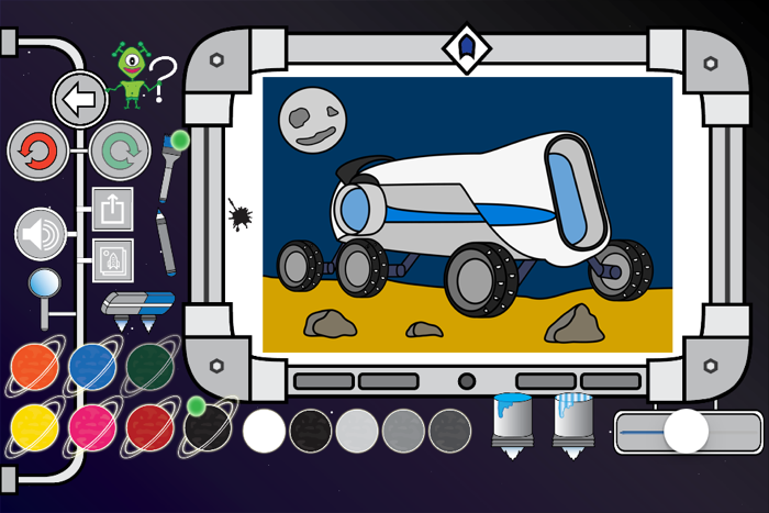 pitchou Space  drawing and painting in space