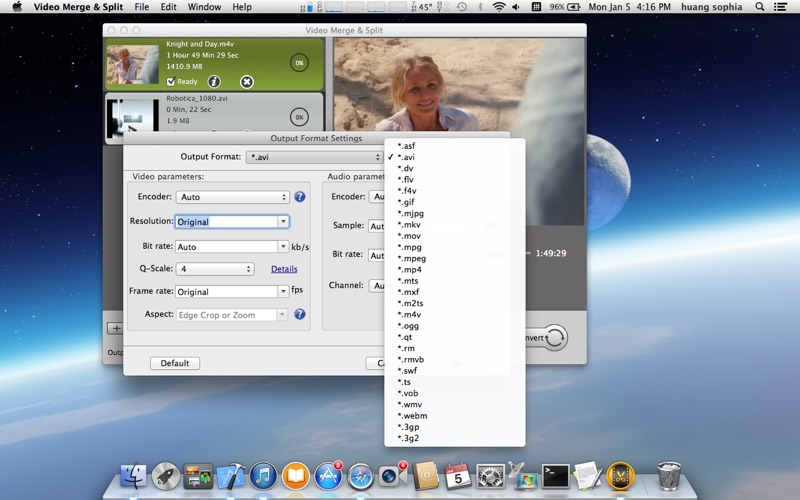 Screenshot #3 pour Video Merge & Split