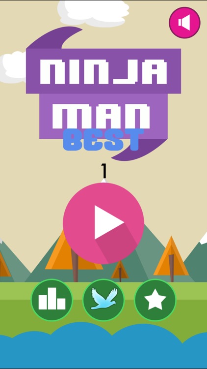 A Ninja Man Jump Master - Spring Mr Ninja Along The Stick Platforms