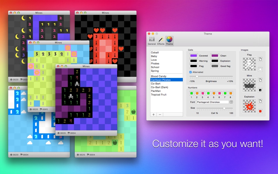 #4. Mines (macOS) 由: Manuel Sainz de Baranda