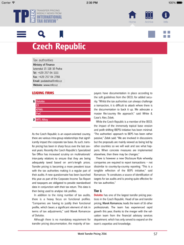 Screenshot #5 pour World Transfer Pricing