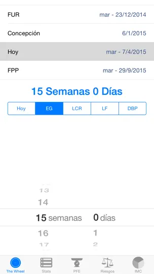 Captura de pantalla de The OB Wheel Pro 7 en iPhone 1