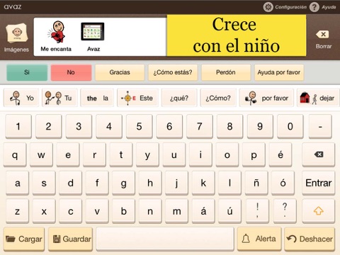 Avaz Español - AAC App para el autismo (Software de comunicación aumentativa Imagen para Niños con Necesidades Especiales) screenshot 3