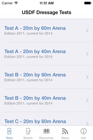 USDF EquiTests 1 - Introductory Tests, Freestyle Tests and Judges Resources screenshot 3