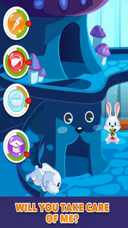 Game screenshot My Sweet Bunny - Ваш собственный маленький зайчик, чтобы играть и заботиться. Сочувствую вашего кролика у этого животного игре! apk