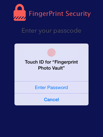 Screenshot #4 pour Hide Photo+Video Vault - Fingerprint, touchid, and password to lock, secure & protect your safe folder and keep private - FREE app & data guardian