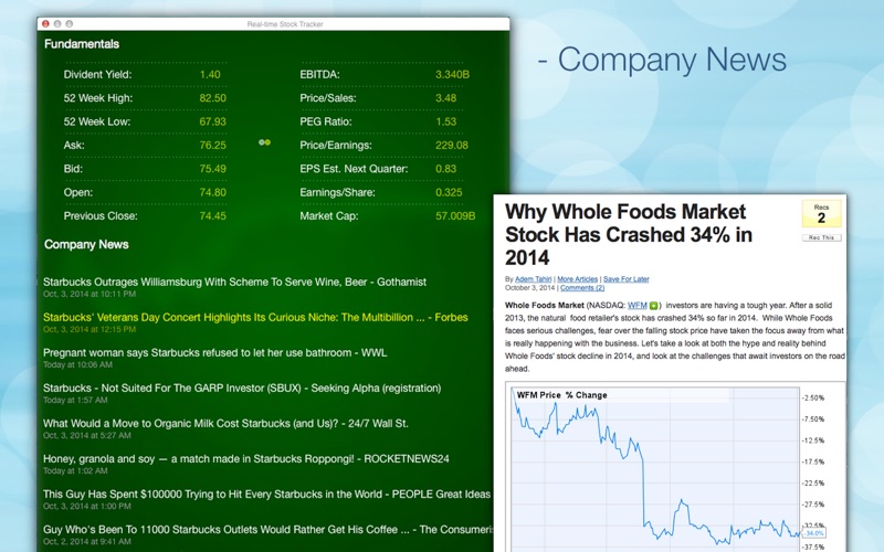 Real-time Stock Tracker - stocks &amp; news thumbnail 4