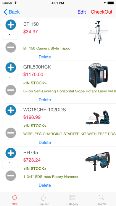 Screenshot 4 of Bosch Tools App