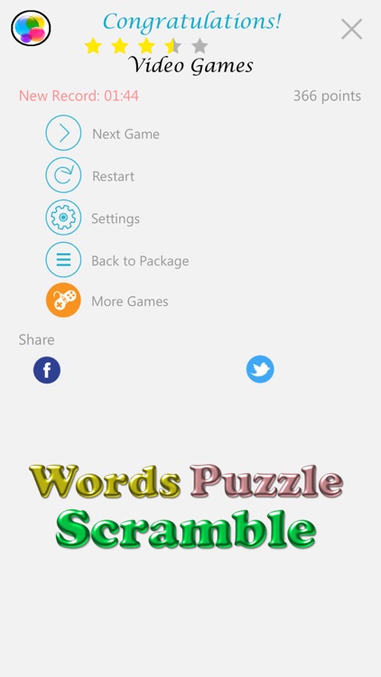 Words Scramble Game : Guess the letters Puzzle Quest with friends ! screenshot-4