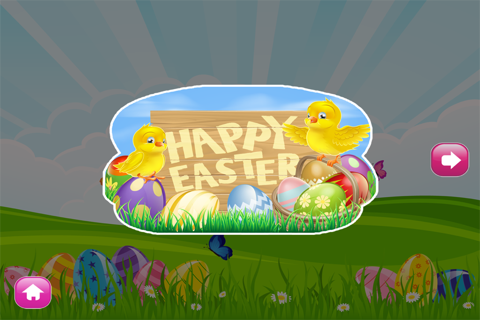 Easter Coloring Book - Spring-time Art fun for Preschoolers: Eggs , Chicks and more Pages screenshot 3