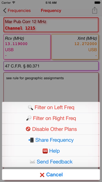 COMU Frequencies screenshot-4