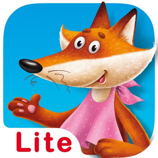 Fairy tales for children: Fox and Stork. Lite Icon