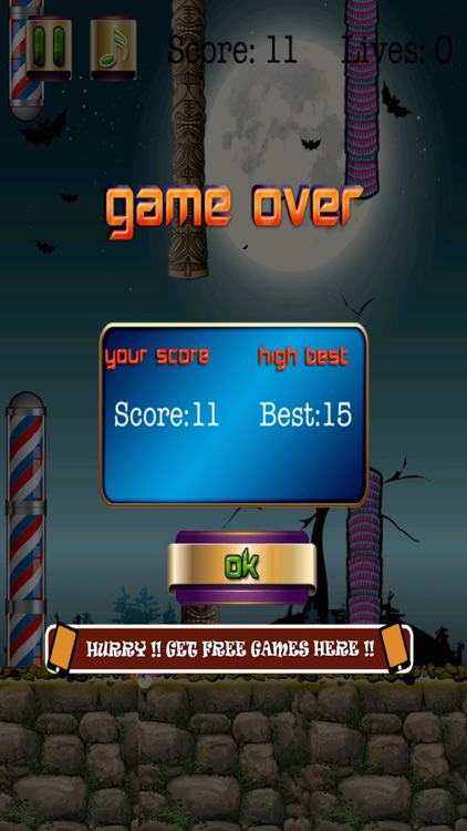 Flybird In Dark Free screenshot-4