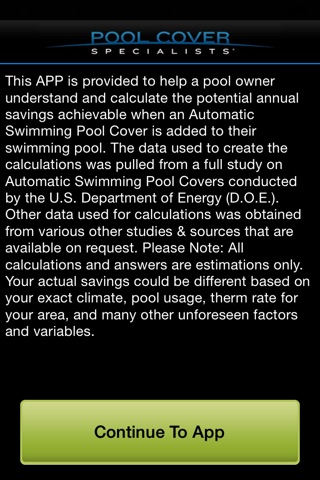 Swimming Pool Energy & Water Savings Calculator screenshot 2