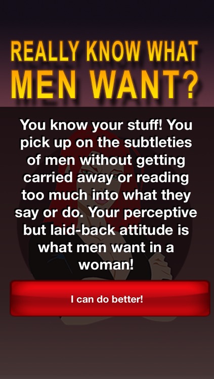 Do You Really Know What Men Want? screenshot-3