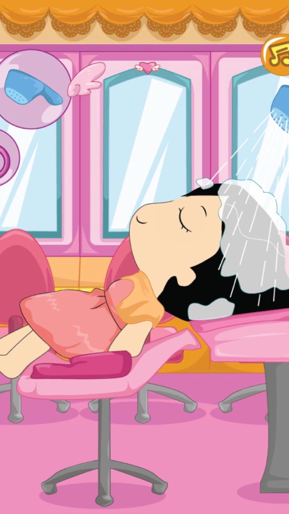 【图】Cute Styling Salon – Free girl game: Choose styling, make up, hairstyle in this fashion game for kids(截图3)