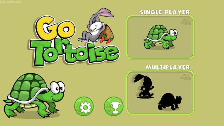 Go Tortoise - A Multiplayer Race Game of Fun and Run between 2 old rivals