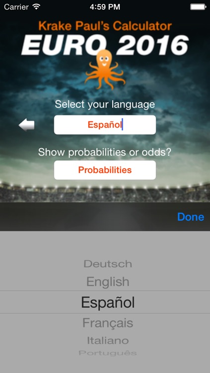 EURO 2016 Qualifiers - Probabilities and Betting Odds screenshot-3