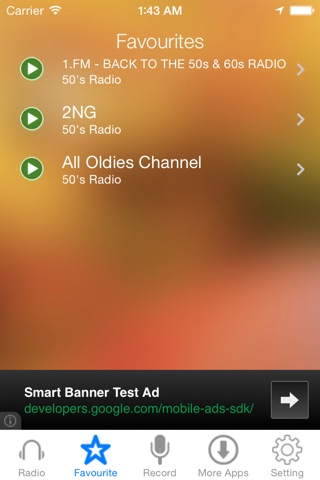 50s Music Radio Recorder screenshot 3