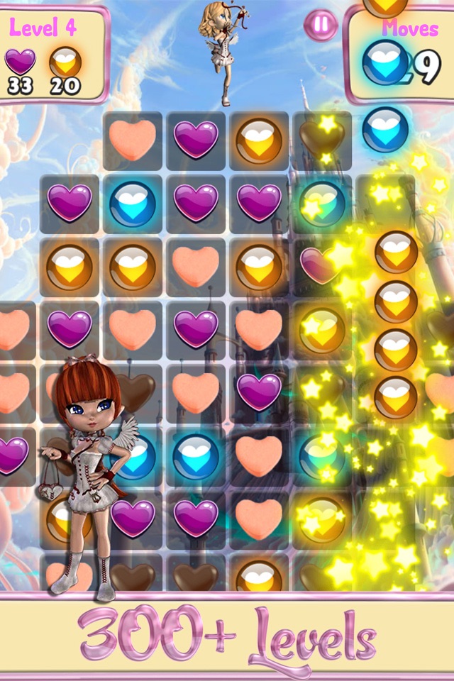 Love Girl Story - Match candy hearts for a splash of sugar screenshot 2