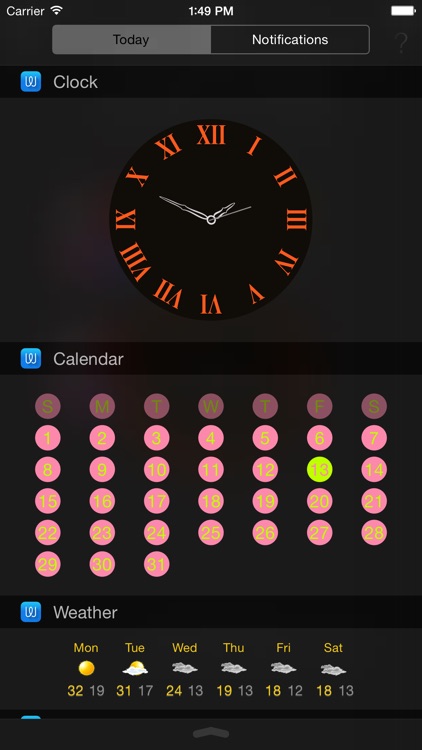 Widget Pro - Add Custom Widgets to Notification Center (Today View) screenshot-3
