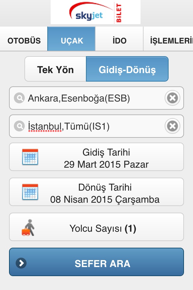 Skyjet Bilet screenshot 4