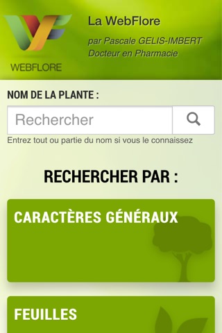 La WebFlore screenshot 2
