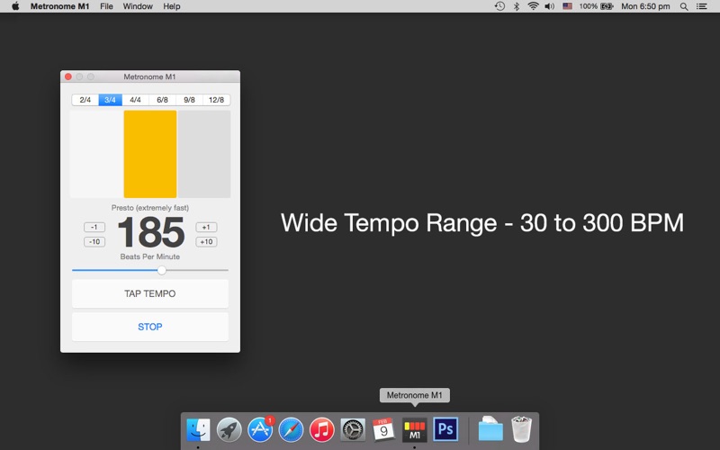 metronome m1 iphone screenshot 2