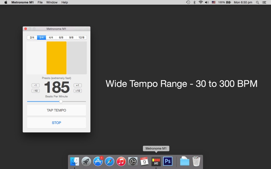 #2. Metronome M1 (macOS) 由: JSplash Apps