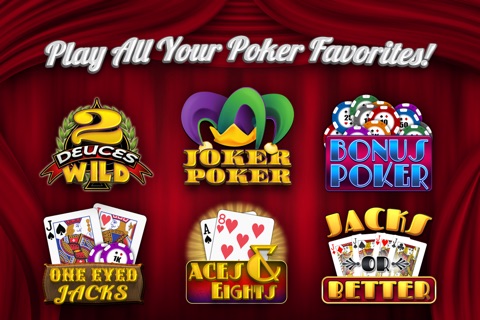 Ace High Rollers Video Poker Casino - Free Jacks or Better, Deuces Wild, and Joker Poker Games screenshot 2