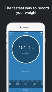 pocket scale - quick weight tracker iphone screenshot 2