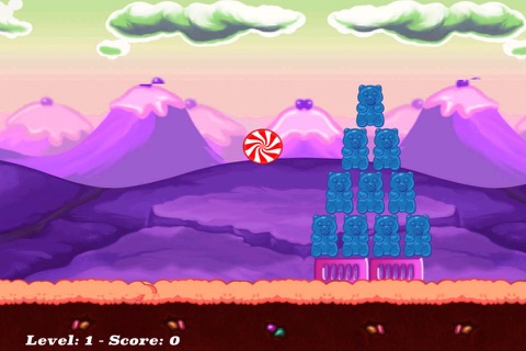 A Sticky Sugary Crusher - Sweet Gummy Bear Blast FREE screenshot 2