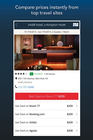 Room 77 - Hotel Search and Price Comparison screenshot 2