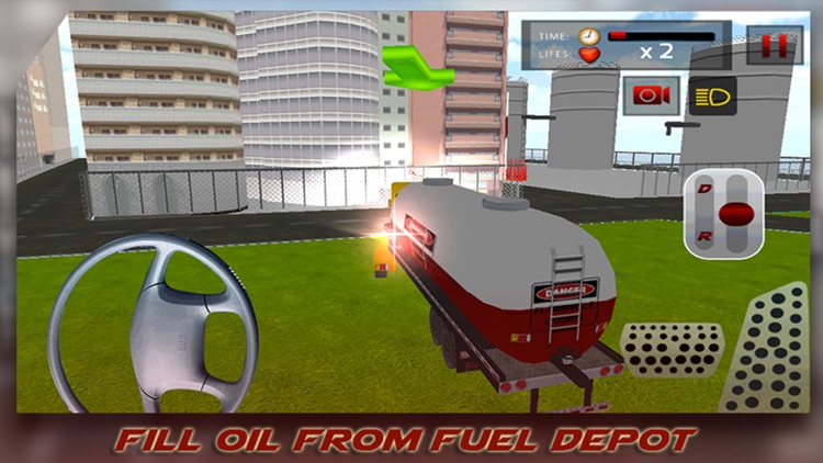 Oil Transporter Truck Simulator 3D – Drive the heavy fuel tanker & transport it to the gasoline stations