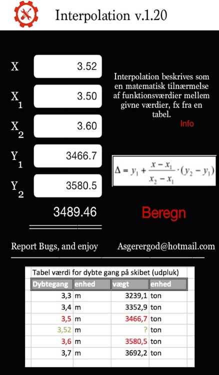 Lineær Interpolation