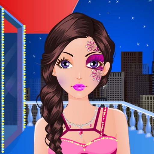 New Year Face Art - Girls Games iOS App