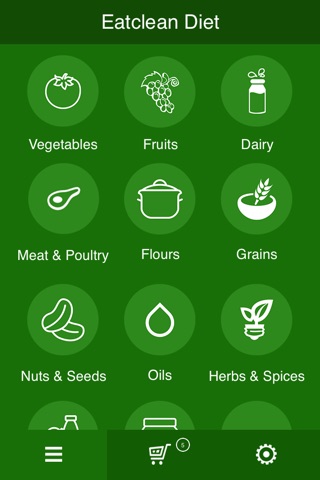 Eat Clean Diet Grocery List screenshot 2