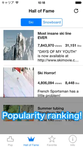 Game screenshot Skiing & Snowboarding Videos apk