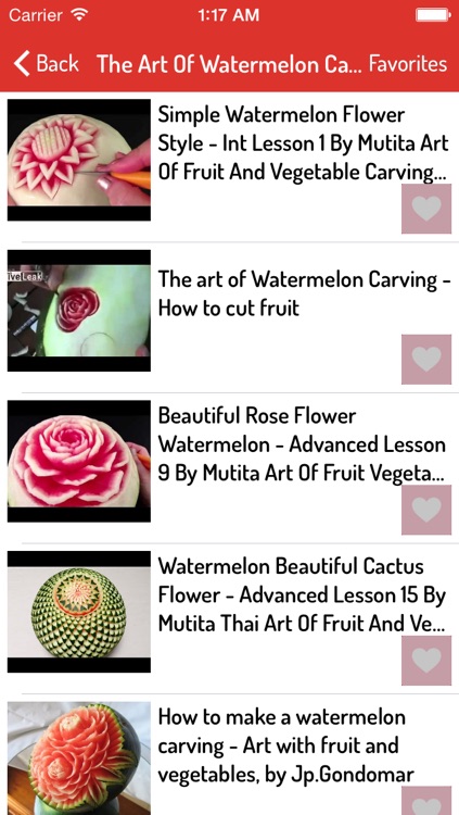 Fruit Carving Ideas