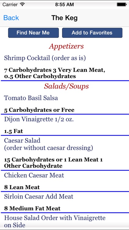 Diabetes and Eating Out - Fast Food and Blood Sugar Control App
