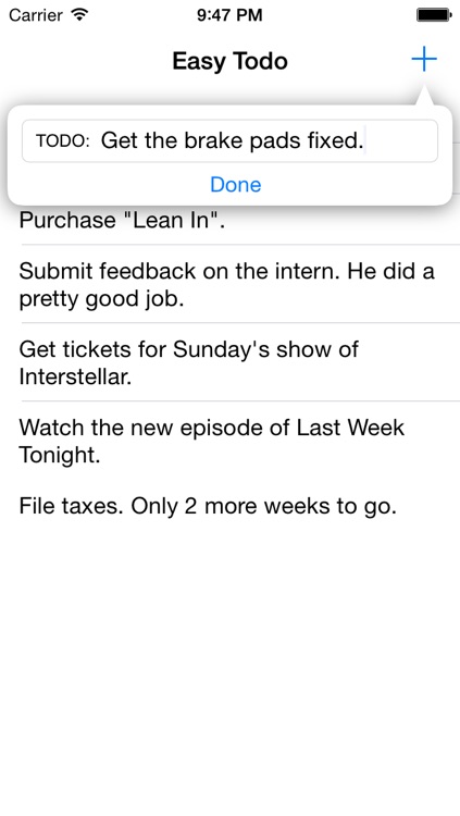 Easy Todo App